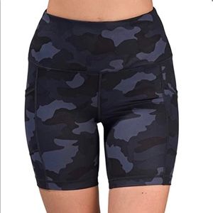 Camo Highwasted Biker Short